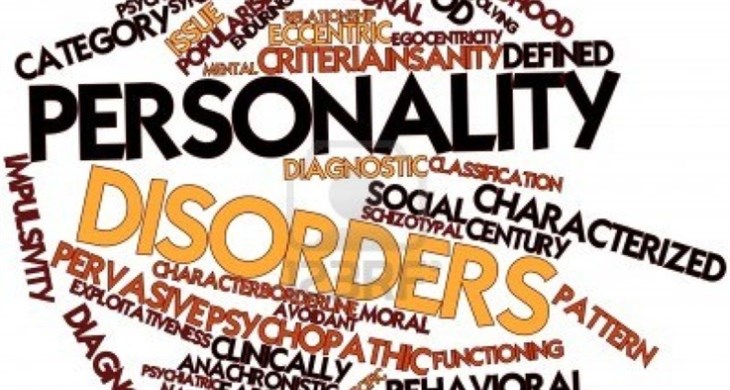 Mix of words about personality disorder